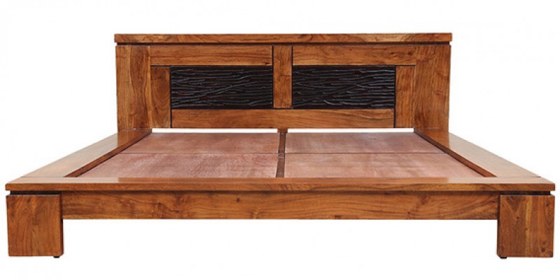 Egbert Leopold solid Wood Queen Bed